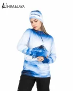 بلوز میکرو نیم زیپ کوهنوردی هیمالیا طرح دماوند CM93