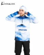 بلوز میکرو نیم زیپ کوهنوردی هیمالیا طرح دماوند CM93