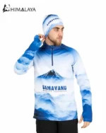 بلوز میکرو نیم زیپ کوهنوردی هیمالیا طرح دماوند CM93