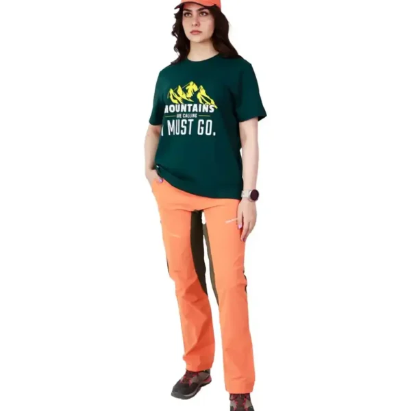 تیشرت پنبه CM21 طرح MOUNTAINS I MUST GO