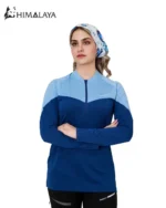 بلوز نیم زیپ زنانه