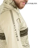 بلوز نیم‌زیپ توپوگرافی CM125 هیمالیا