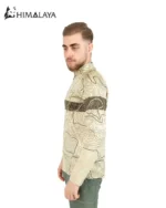 بلوز نیم‌زیپ توپوگرافی CM125 هیمالیا