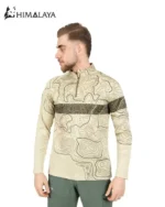 بلوز نیم‌زیپ توپوگرافی CM125 هیمالیا