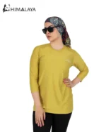 تیشرت ورزشی آستین سه ربع زنانه CW35 هیمالیا