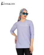 تیشرت ورزشی آستین سه ربع زنانه CW35 هیمالیا