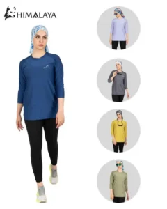 تیشرت ورزشی آستین سه ربع زنانه CW35 هیمالیا