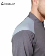 بلوز نیم زیپ دورنگ مردانه