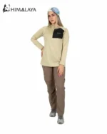 بلوز ورزشی نیم زیپ زنانه CW34 هیمالیا