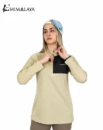 بلوز ورزشی نیم زیپ زنانه CW34 هیمالیا