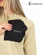 بلوز ورزشی نیم زیپ زنانه CW34 هیمالیا