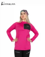 بلوز ورزشی نیم زیپ زنانه CW34