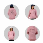 هودی چاپ دار گلبهی