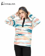 پلار نیم زیپ دکمه ای CM144