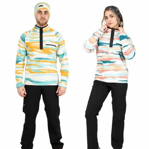 پلار نیم زیپ دکمه ای CM144