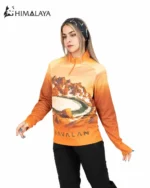 بلوز نیم زیپ میکرو هیمالیا طرح سبلان CM93