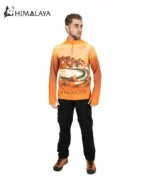 بلوز نیم زیپ میکرو هیمالیا طرح سبلان CM93