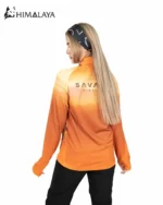 بلوز نیم زیپ میکرو هیمالیا طرح سبلان CM93