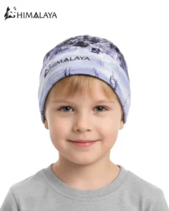 کلاه بیس پلار بچه گانه طرح برفی