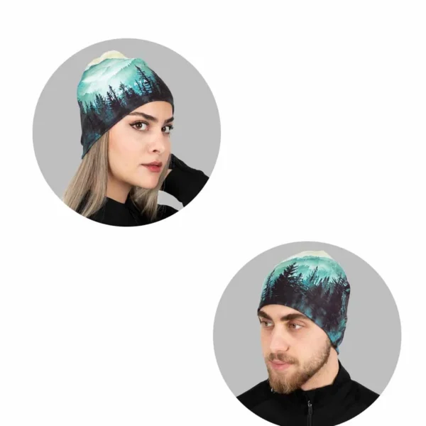 کلاه پلار زمستانی طرح هسل هیمالیا