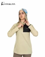 بلوز ورزشی نیم زیپ زنانه CW34