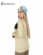 بلوز ورزشی نیم زیپ زنانه CW34