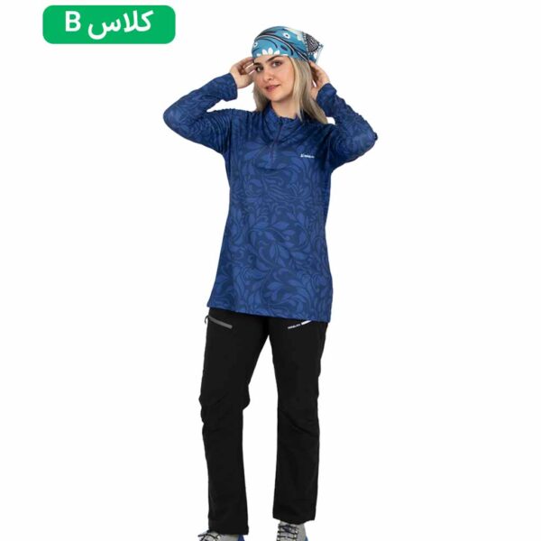 بلوز نیم زیپ دخترانه CW36 کلاس B هیمالیا