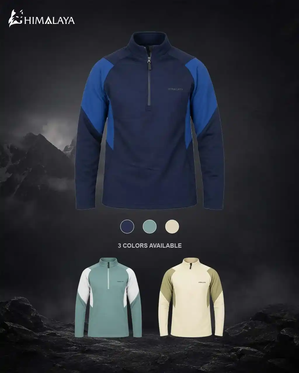 himalaya-half-zip-micro-bluze-cm150_18_11zon_4_11zon نیم زیپ فنی مردانه CM150 هیمالیا