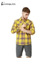 پیراهن آستین بلند مردانه CM122 هیمالیا