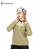 بلوز نیم زیپ زنانه CW43 هیمالیا